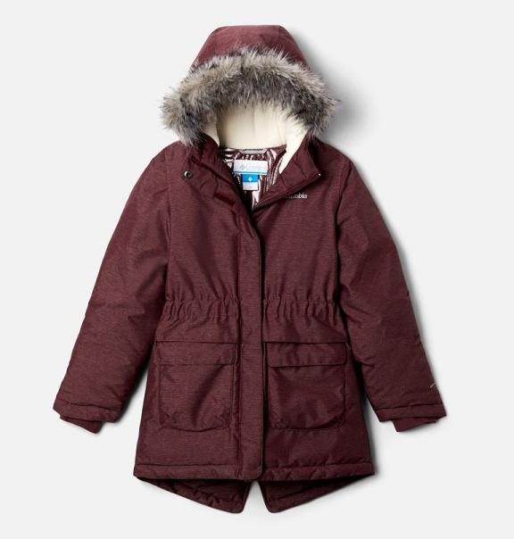 Columbia Nordic Strider Parkas Red For Girls NZ83174 New Zealand